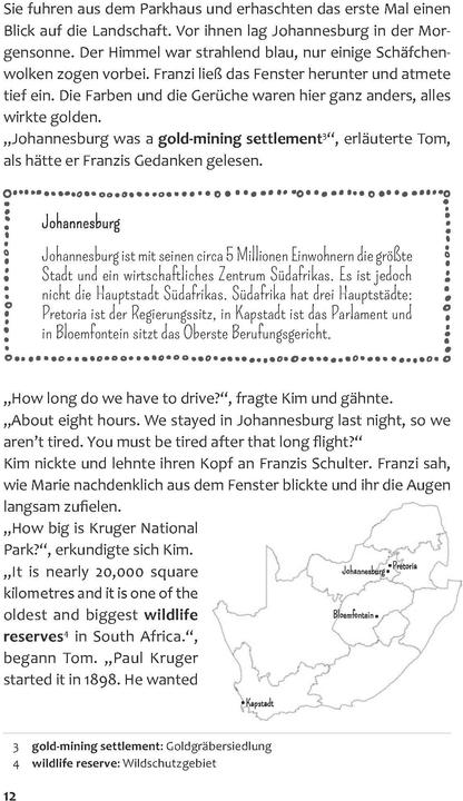 Produktbild Die Drei!!! Lions and Crimes in Africa (Deutsch, Englisch, Kirsten Vogel, 2024)