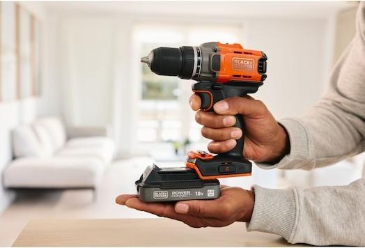 Productafbeelding Black & Decker Black&Decker accuboormachine 18V, zonder accu BCD382XN