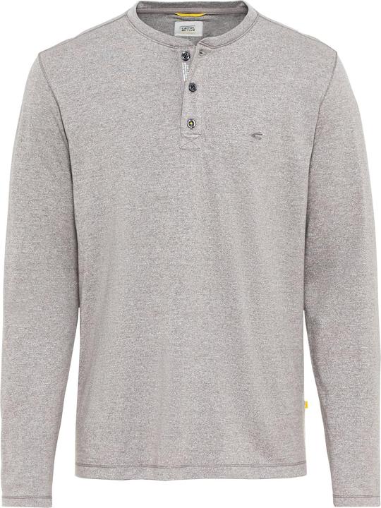 Produktbild Camel Active Langarm Henleyshirt aus nachhaltigen Baumwollmix (M)