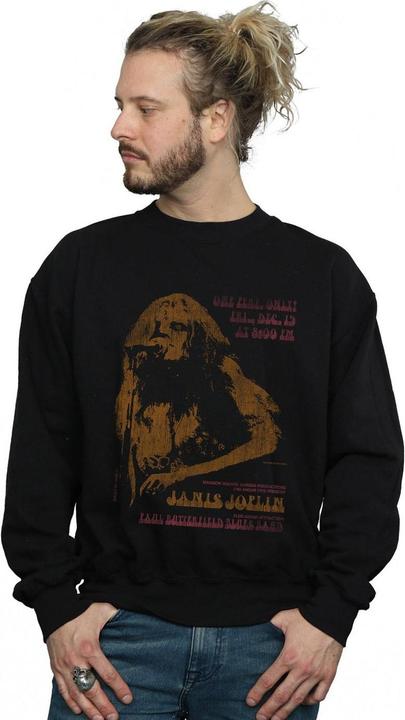 Actual product image Janis Joplin Mens Madison Square Garden Sweatshirt (L)