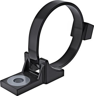 Produktbild HellermannTyton Schraubkabelhalter+Kabelbind. T120RHDM6 (Kunststoffkabelbinder, 390 mm, 100 Stk.)