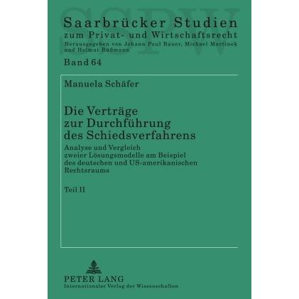 Die Verträge zur Durchführung des Schiedsverfahrens, Fachbücher von Manuela Schäfer