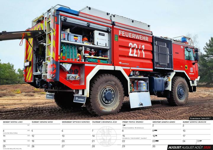 Feuerwehr Kalender 2025 (Deutsch) - kaufen bei Galaxus