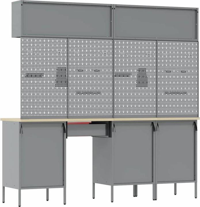 Produktbild vidaXL Werkstattschrank (55 cm, 200 cm)