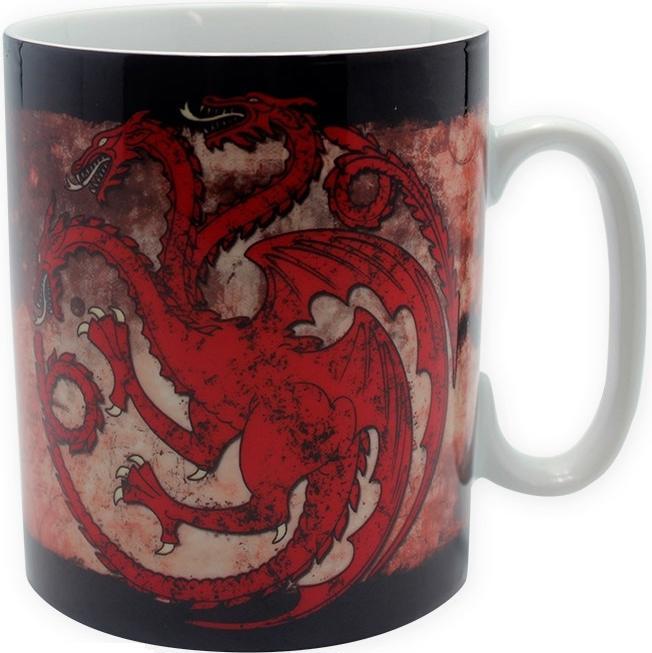Actual product image ABYstyle GAME OF THRONES - Targaryen Jumbo Mug - 460 ml (460 ml, 1x)