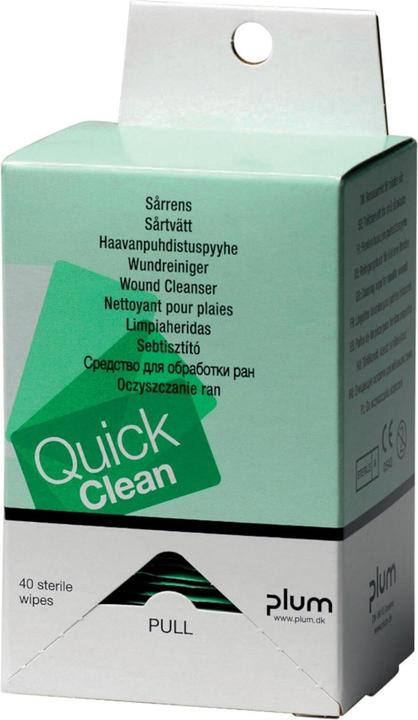Image du produit Plum Lingettes nettoyantes pour les plaies Quickclean, 40 pcs. (40 x)