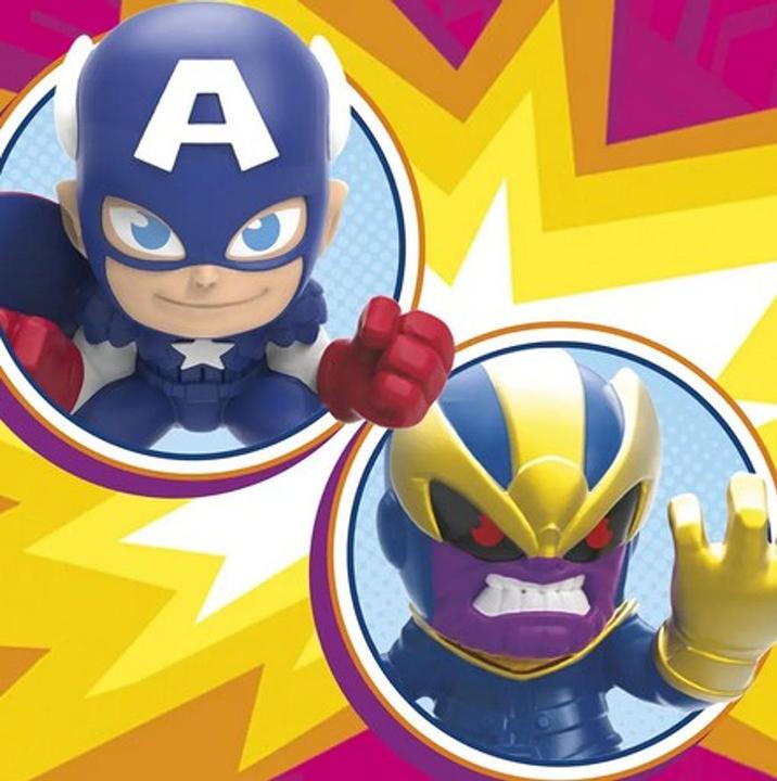 Produktbild Hasbro Stunt Squad Schmetter-Turm Spielset mit Captain America und Thanos
