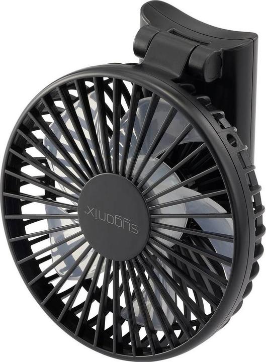 Produktbild Sygonix Handventilator 3 W Schwarz LED-Kontrollleuchte