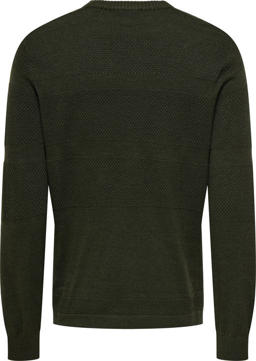 Produktbild Only & Sons Onsmalik Reg 12 Pinaple Crew Knit (M)