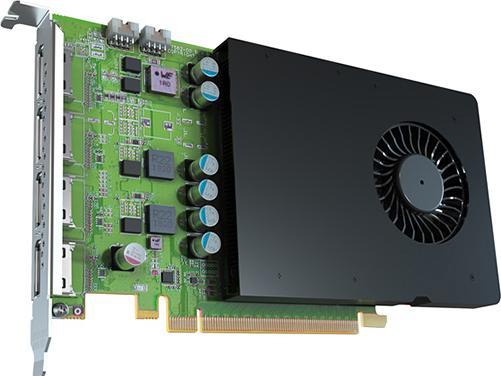 Actual product image Matrox VGA D-Series D1450 4x HDMI out PCIe x16 | D1450-E4GB (4 GB)