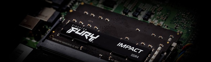 Actual product image Kingston FURY Impact (2 x 8GB, 2666 MHz, DDR4-RAM, SO-DIMM)