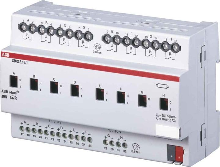 Actual product image ABB Switch/dim actuator, 16A, SD/S4.16.1 REG (Dimming actuator)