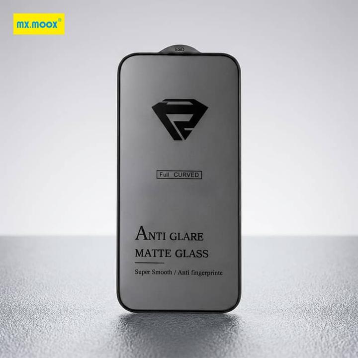 Actual product image Mx. Moox iPhone 13 / 14 / 13 Pro / 16e- Tempered Glass / Panzerglas - Anti-Glare matt (Apple iPhone 13, Apple iPhone 13 Pro, Apple iPhone 14, Apple iPhone 16e)