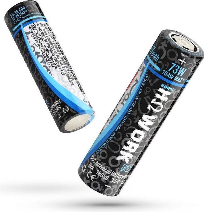 Actual product image Hohm Tech Hohm-18650, ALONE (1 pcs., 18650, 3309 mAh)