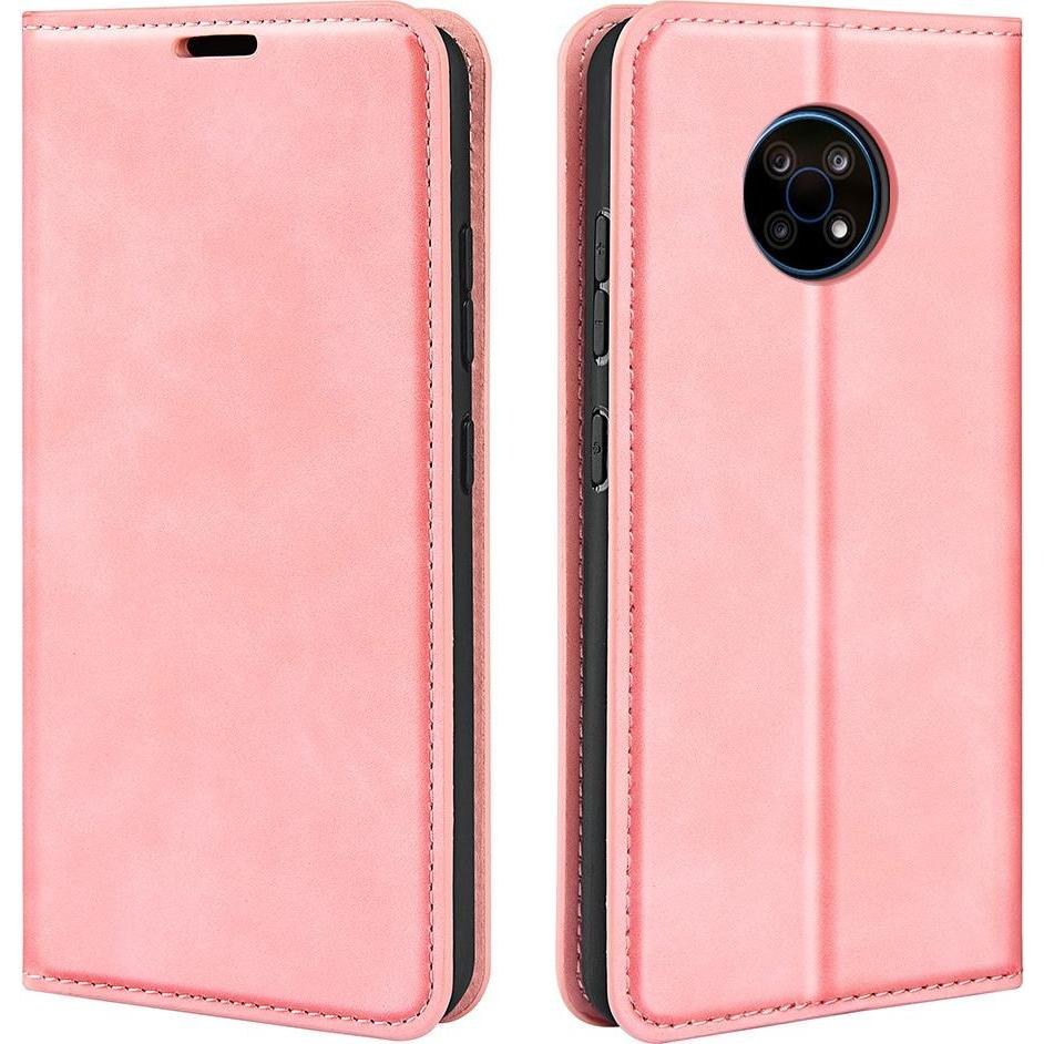 Cover-Discount Nokia G50 - Seidige Stand Flip Case Hülle rosa (Nokia G50), Smartphone Hülle, Rosa