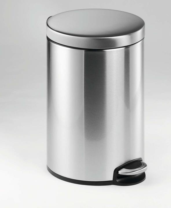 Produktbild Durable Treteimer 12lt 340123 Edelstahl, 40cmx31cm (12 l)