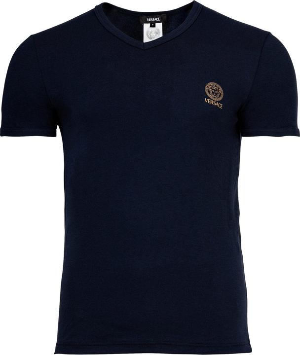 Immagine prodotto Versace T-Shirt Short Sleeves V Neck Jersey Topeka Bi-Stretch Cotton Organic New Logo (XXL)