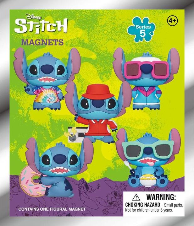 Produktbild Monogram Int. Lilo & Stitch Blind Pack présentoir aimants 3D Stitch Series 5 (12) (12x)