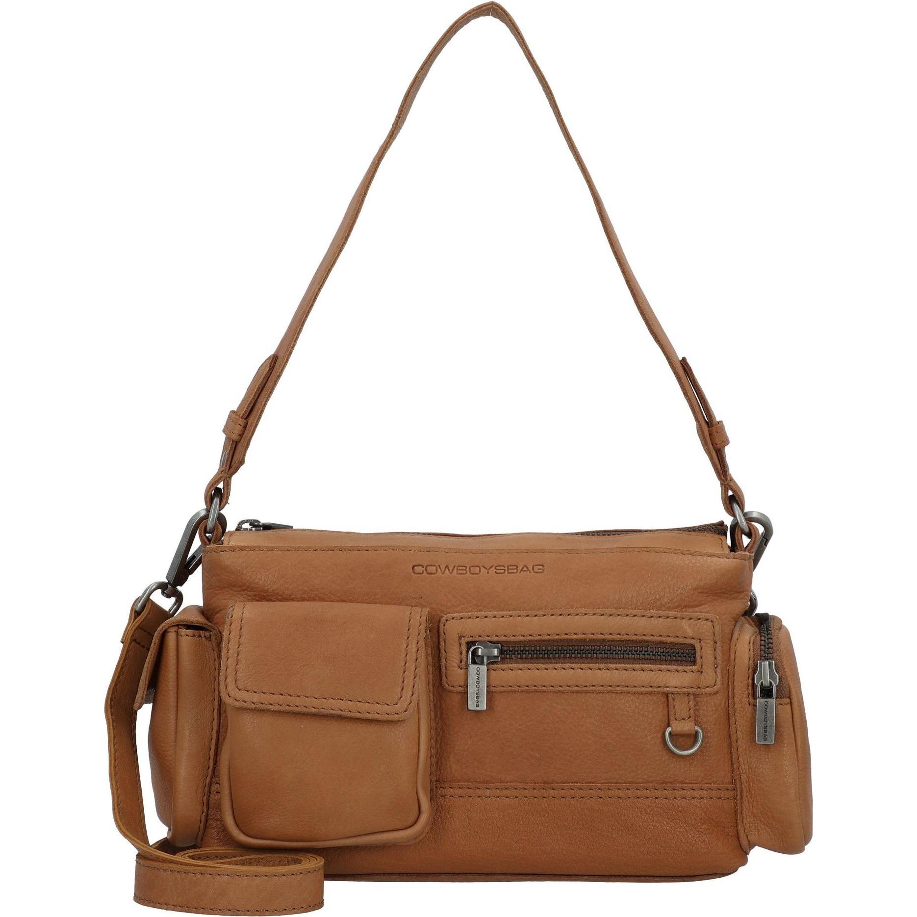 Cowboysbag, Handtasche, Susanville Schultertasche Leder 25 cm, Beige