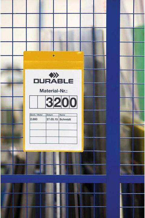 Productafbeelding Durable Etikettenzakken met neodymiummagneten (A4 portret, 10 Stuk)
