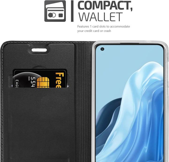 Actual product image Cadorabo Classy Book Case for Oppo FIND X5 LITE / Reno7 5G (Oppo Find X5 Lite, OPPO Reno7 Z 5G)