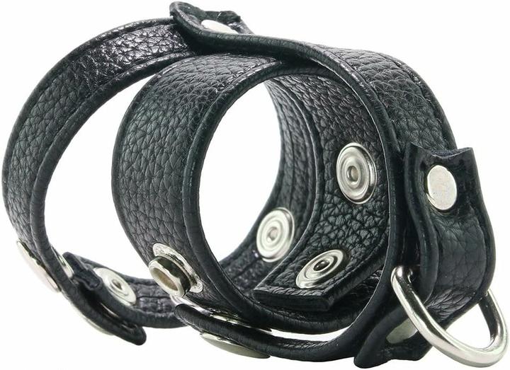 Actual product image Blue Line C&B GEAR Cock Ring With 1' Ball Stretcher And Weightring (1 cm)