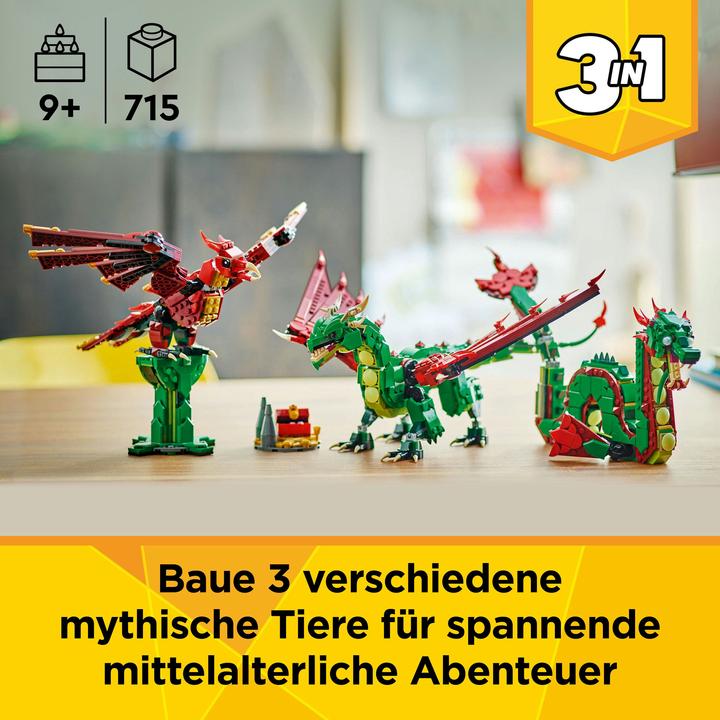 Produktbild LEGO Grüner Drache (31161, LEGO Creator Expert)
