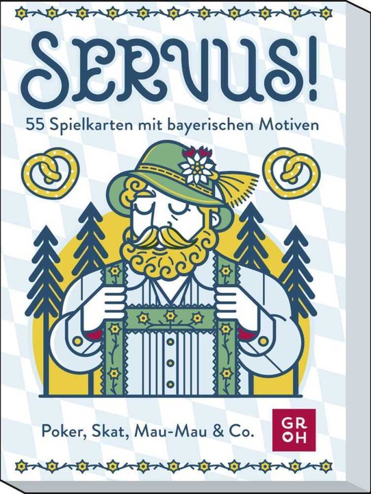 Actual product image Servus! 55 playing cards with Bavarian motifs (German)