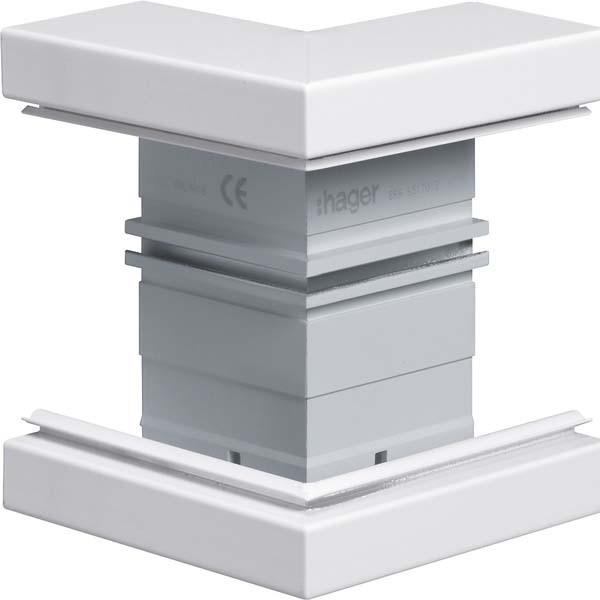 Hager, Leitungsführung, Ausseneck BRA651703B9016 68x170mm Alu verkehrsweiss (6.80 cm)