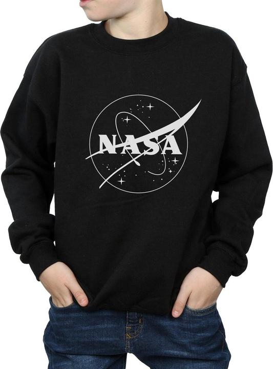 Immagine prodotto Nasa Classic Insignia Logo Monochrome Felpa Ragazzi (140, 146)