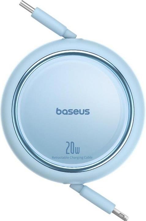 Produktbild Baseus Free2Pull retractable USB-C / Lightning cable 20W 1m - blue (1 m, 20 W)