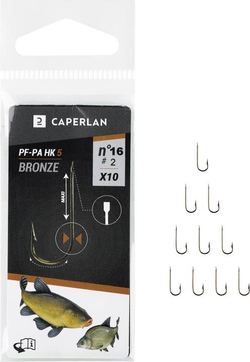 Actual product image Caperlan Hook not mounted Wide opening 10 pcs.