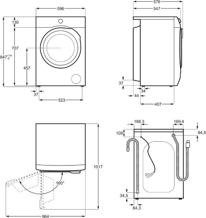 Actual product image AEG LAVAMAT LR6F60488 (8 kg, Left)