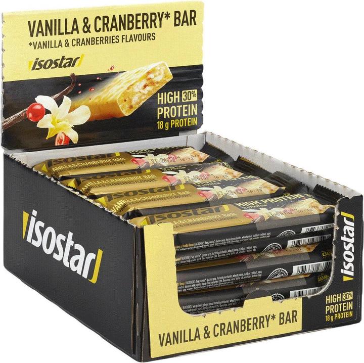 Image du produit Isostar Barre 30% High Protein (16 x 55g) (55 g, 16 pcs)