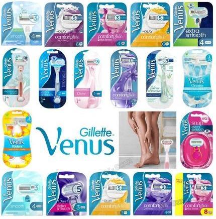 Produktbild Gillette compatible - Venus Smooth Sensitive Blades 4-Pack (4x)
