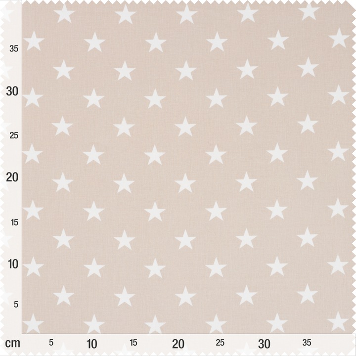 Nutritional values and ingredients VBS Cotton fabric "Stars pastel", 145 cm, 158 g/rm, by the metre