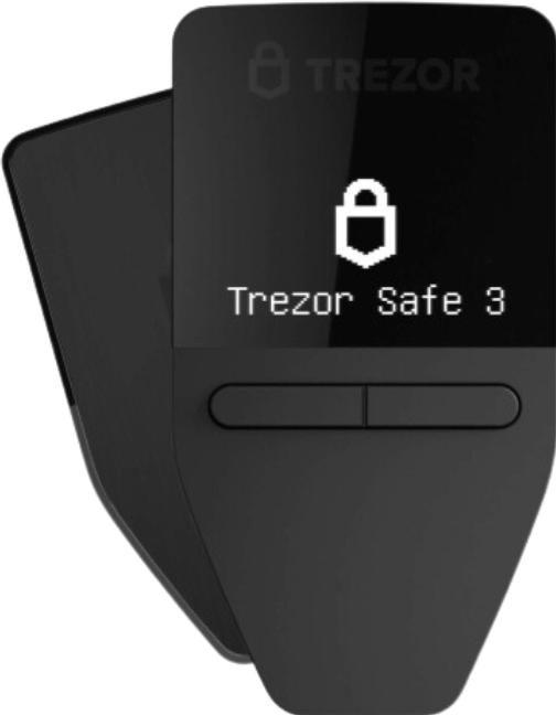 Produktbild Trezor Safe 3 - Cosmic Black (Bitcoin, Bitcoin Cash, Cardano, Dogecoin, Ethereum Classic, Litecoin, Stellar)