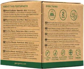 Produktbild Georganics Mineralreiche Zahnpasta (60 ml)