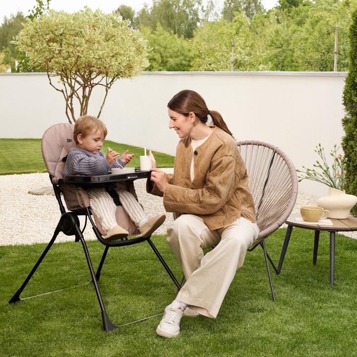 Actual product image KinderKraft high chair BINCI light grey (Highchair)