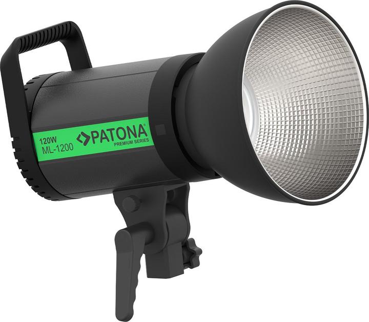 Actual product image Patona Premium LED professionelles Fotolicht Videolicht LED 120W COB ML-1200 inkl. Tragetasche (Video light)