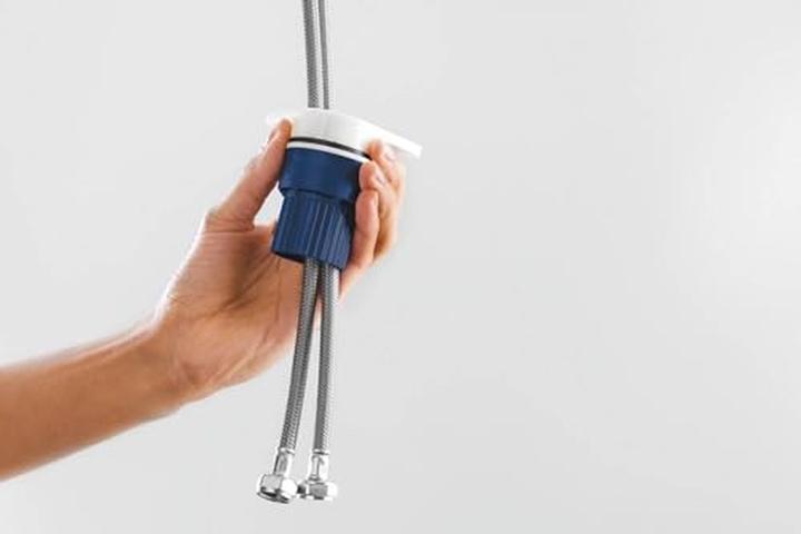 Produktbild Grohe Küchenarmatur Start 1/2″, Supersteel, herausziehbar