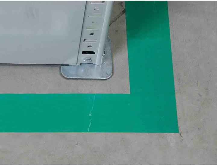 Actual product image Brady B-514, ToughStripe, floor marking tapes, polyester, green, 76.2mm x 30m (76.20 mm)