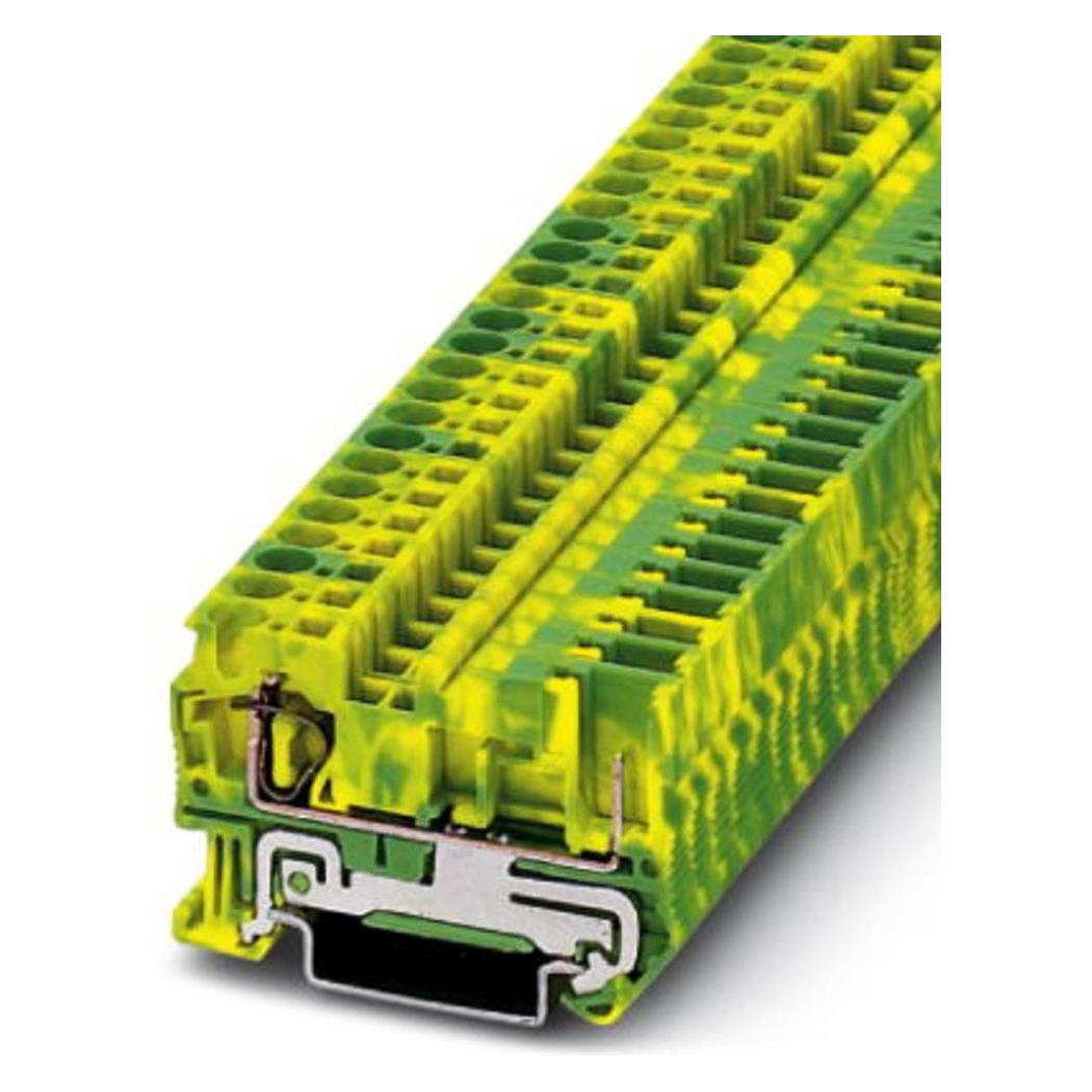 Phoenix Contact Schutzleiter-Reihenklemme ST 4/ 1P-PE Grün-Gelb 50 St., Elektronikkabel + Stecker, Gelb, Grün