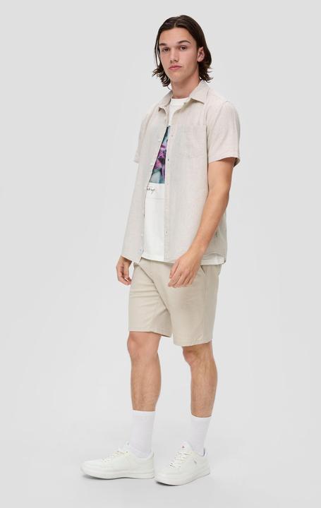 Immagine prodotto s.Oliver Hemd Slim: Hemd aus Leinenmix (L)