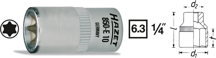 Productafbeelding HAZET Externe TORX-bussen