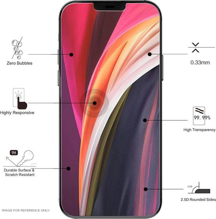 Actual product image Eiger Mountain Glass Clear (1 pcs., Apple iPhone 12 Pro Max)