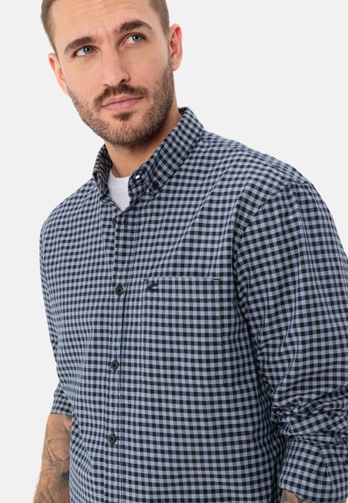 Actual product image Camel Active Vichy check shirt in pure cotton (6XL)