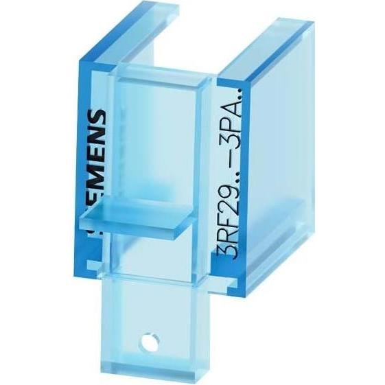 Siemens Abdeckung Blau (transparent) 10 St. 3RF2900-3PA88, Passive Bauelemente, Transparent