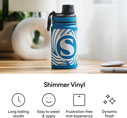 Produktbild Cricut PVP SHIMMER SILVER 12X48