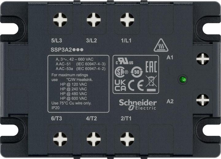 Produktbild Schneider Electric 3 PH SSR 530VAC 25A 24V
